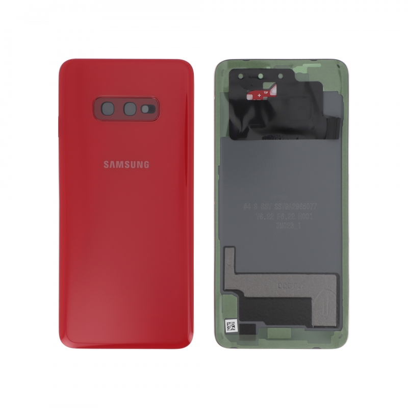 Vitre arrière d\'origine pour Samsung Galaxy S10e Rouge - photo 1