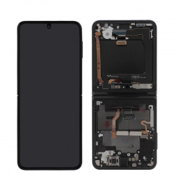 Bloc écran d\'origine prémonté sur châssis pour Samsung Galaxy Z Flip3 Noir - photo 1