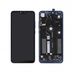 Ecran avec châssis reconditionné pour Xiaomi Mi 8 Lite Bleu - photo 1