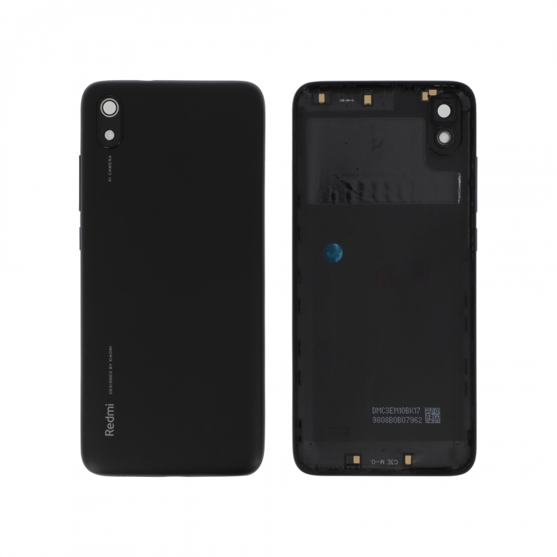 Vitre arrière compatible pour Xiaomi Redmi 7A Noir - photo 1