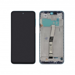 Ecran avec châssis reconditionné pour Xiaomi Redmi Note 9S Bleu - photo 1