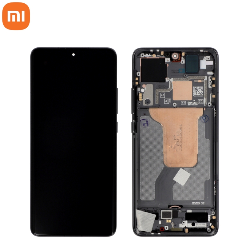 Bloc écran d\'origine prémonté sur châssis pour Xiaomi 12 Noir - photo 1