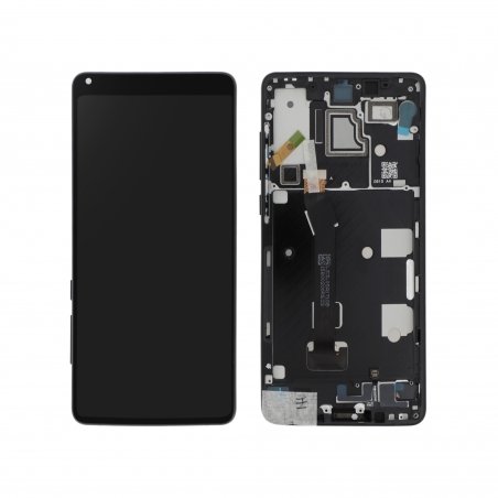 Bloc écran d\'origine prémonté sur châssis pour Xiaomi Mi Mix 2S Noir - photo 2