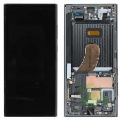 Bloc écran d\'origine prémonté sur châssis pour Samsung Galaxy S23 Ultra Vert - photo 1