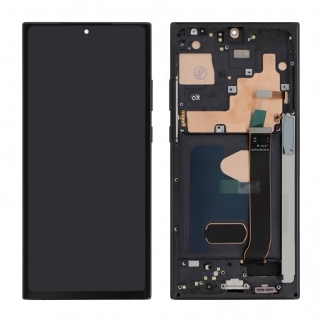 Ecran complet Oled avec châssis pour Samsung Galaxy Note 20 Ultra Noir_photo2