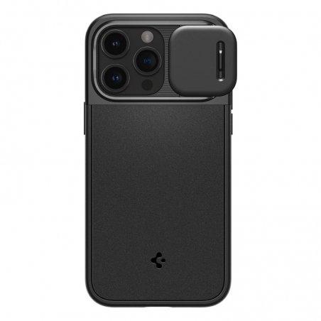 Coque Spigen Optik Armor noire pour iPhone 15 Pro_photo1