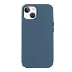 Housse silicone pour iPhone 15 Pro Max avec intérieur microfibres Bleu de minuit 4