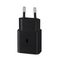 Chargeur SAMSUNG  USB-C 15Watt  sans Câble Noir Bulk photo 1