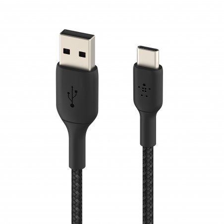 Câble Tressé BELKIN USB-C Noir 3 mètres photo 3
