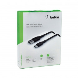 Câble Tressé BELKIN USB-C Noir 3 mètres photo 2
