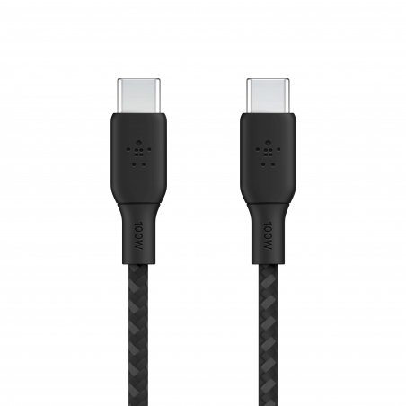 Câble USB-C vers USB-C BELKIN Tressé 100W 2 mètres photo 4
