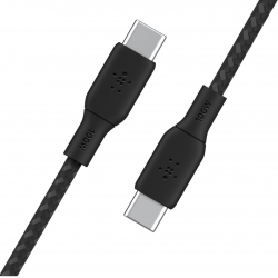Câble USB-C vers USB-C BELKIN Tressé 100W 1 mètre photo 2