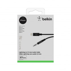 Câble BELKIN Jack 3.5 mm vers USB-C 0,9m photo 3