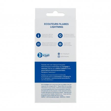 Ecouteurs Lightning avec Connecteur Lightning photo 5