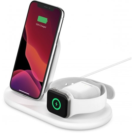 Station de recharge par induction Belkin pour iPhone, Apple Watch et Airpods photot 3