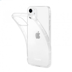Housse silicone transparente pour iPhone 13