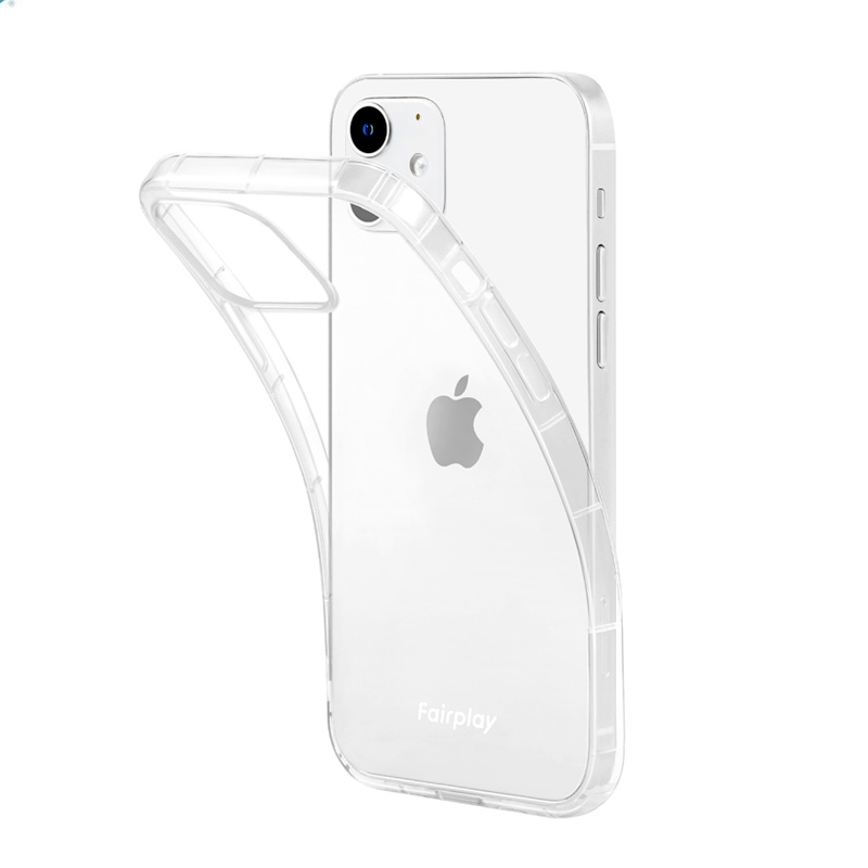 Housse silicone transparente pour iPhone 12 mini