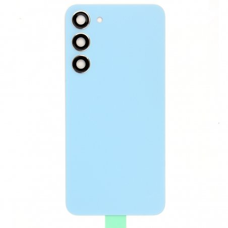Vitre arrière compatible Samsung Galaxy S23 Plus Bleu photo1