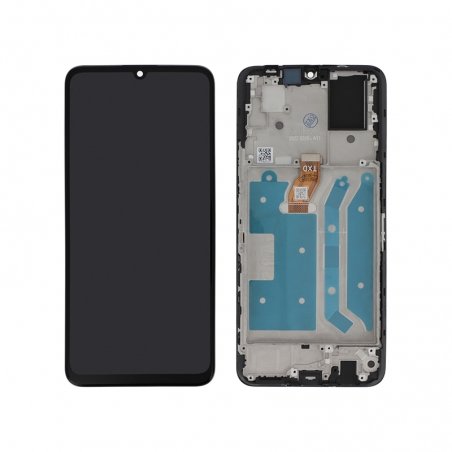 Bloc écran complet noir avec châssis pour Honor X7 2