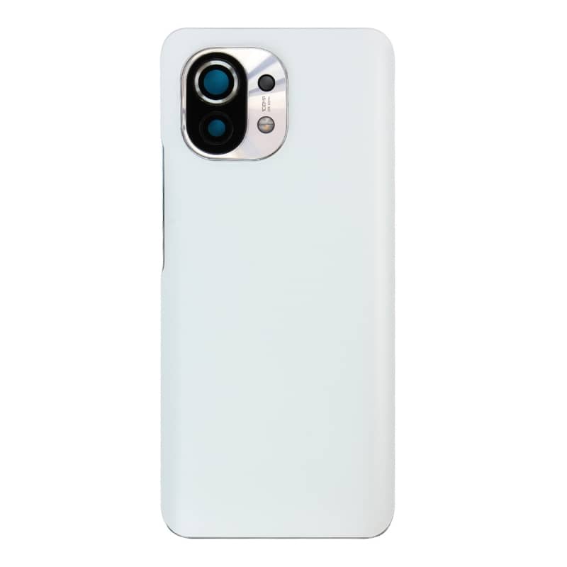 Vitre arrière compatible Xiaomi Mi 11 Blanc_photo1