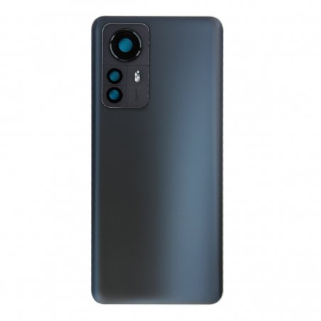 Vitre arrière compatible Xiaomi 12 Pro Noir_photo1