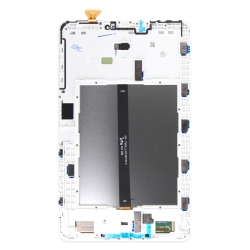 Bloc écran PLS LCD pré-monté sur châssis pour Samsung Galaxy Tab A 10.1 (2016) Blanc_photo2