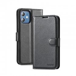 Etui Noir pour iPhone 14 Pro avec porte-cartes intégré photo 1