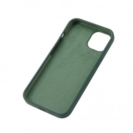 Coque en silicone Vert Nuit pour Samsung Galaxy A13 4G intérieur en microfibres photo 3