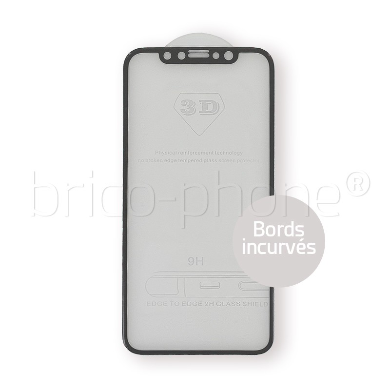 Vitre protection / Verre trempé incurvé 3D Iphone XS Max