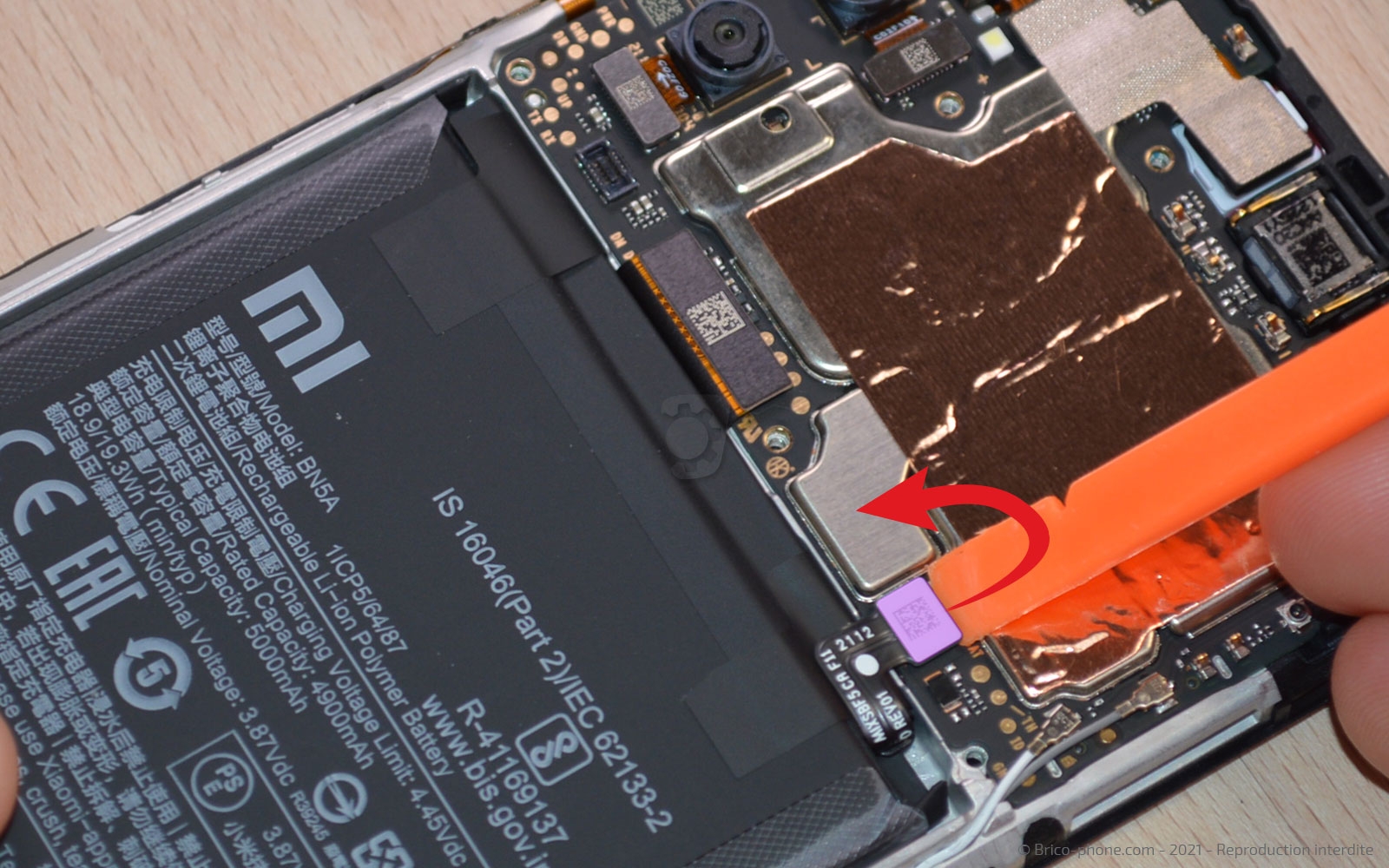 Tutoriel de remplacement pour la batterie du Xiaomi Poco M3 Pro