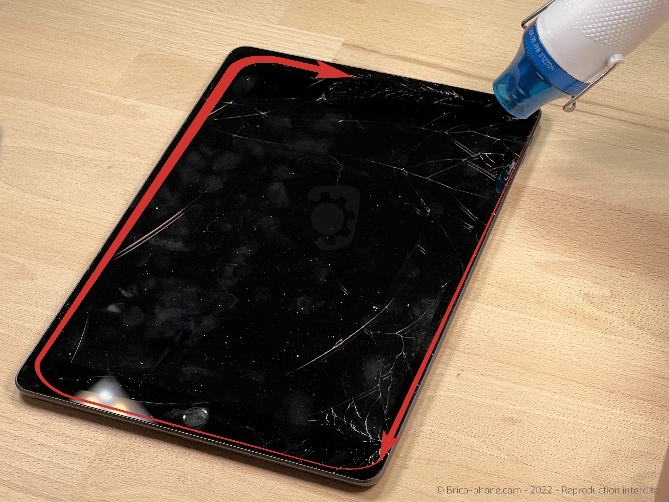 Comment changer la vitre ou la dalle LCD de l'iPad 9 : Tuto Brico-Phone 