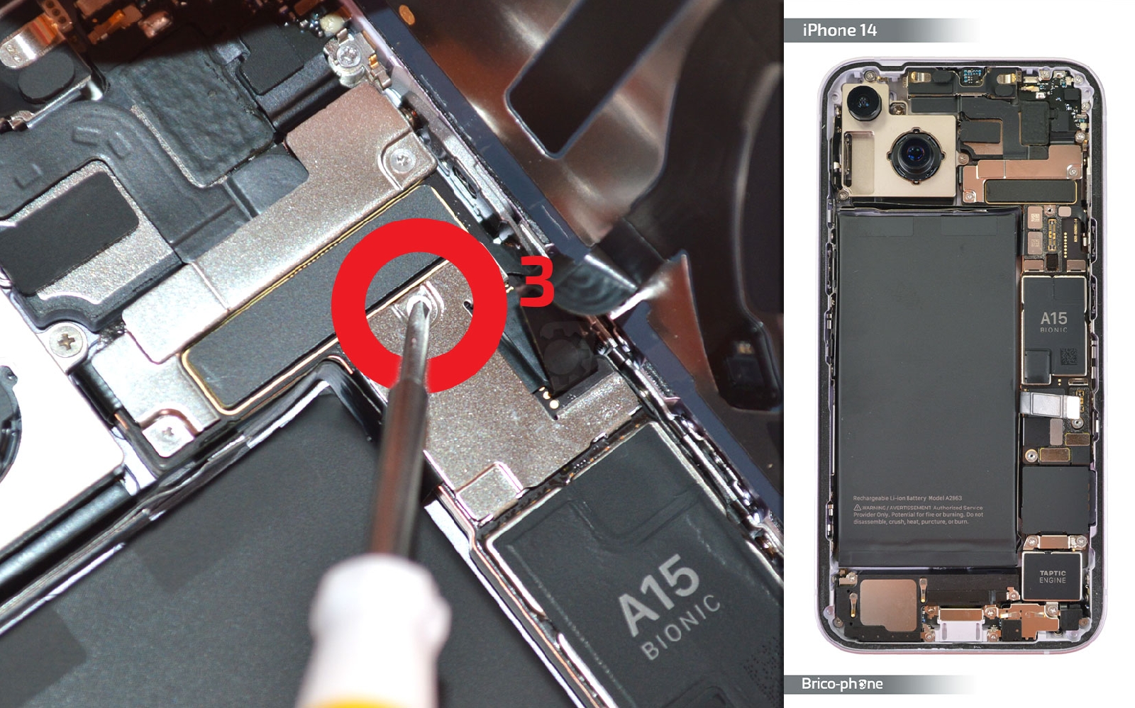 Comment changer la vitre arrière complète de l'iPhone 14 ou 14
