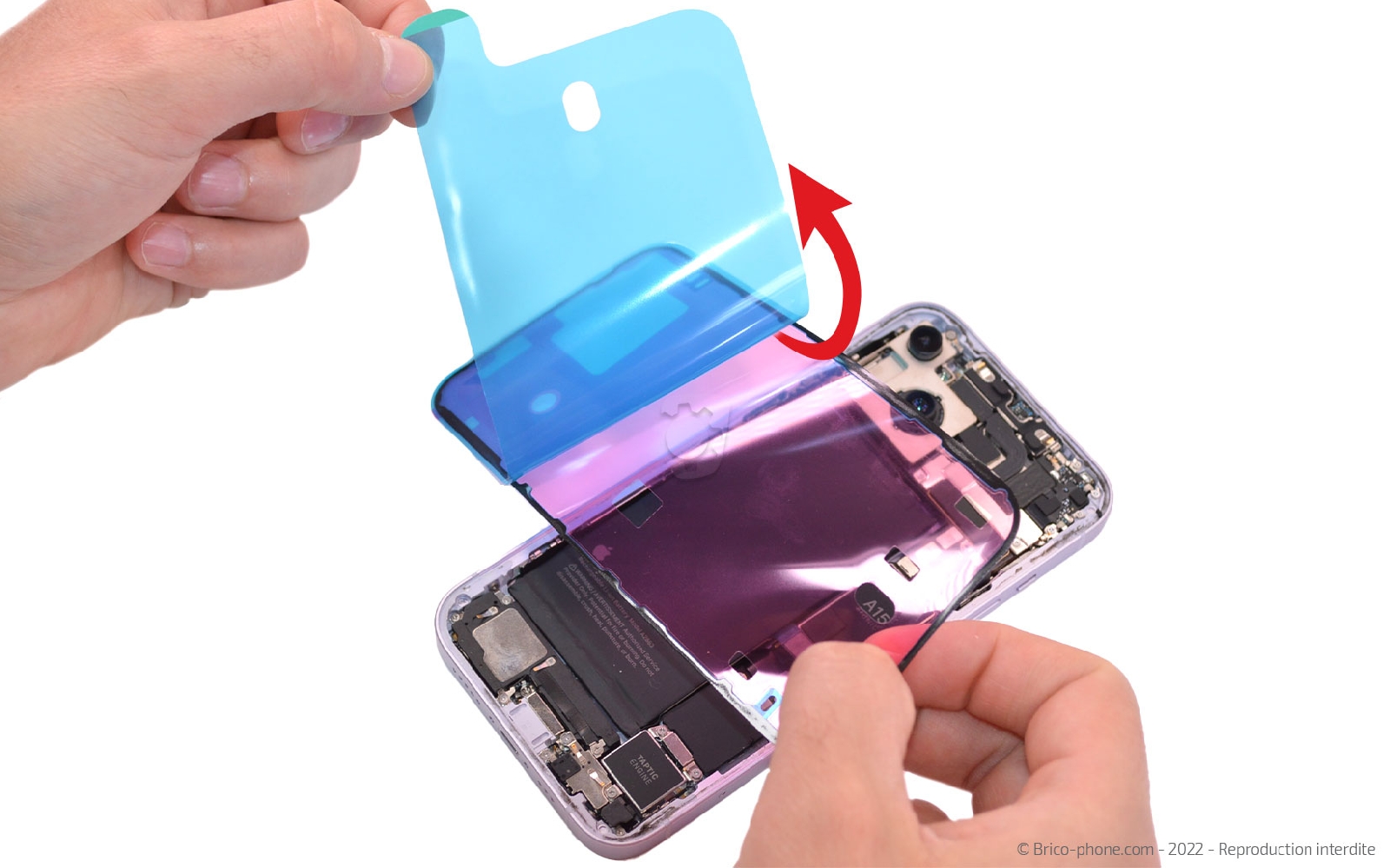 Guide de réparation pour remplacer la façade arrière cassée de l' iPhone 14