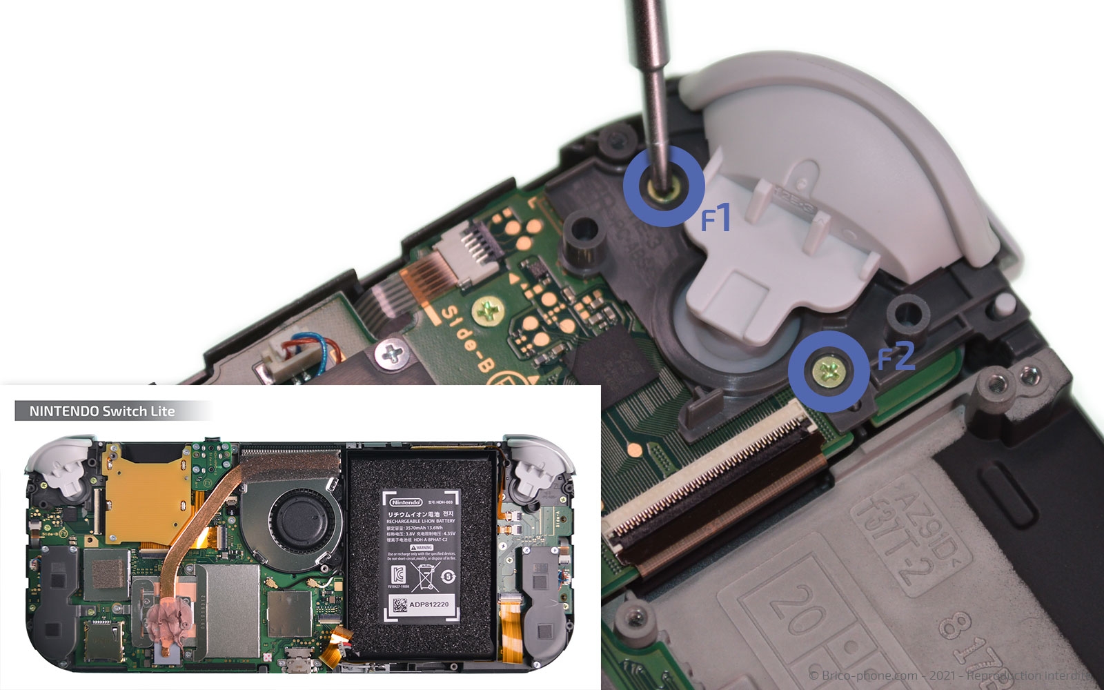 Changement carte mère Nintendo Switch modèle OLED - Tutoriel de réparation  iFixit