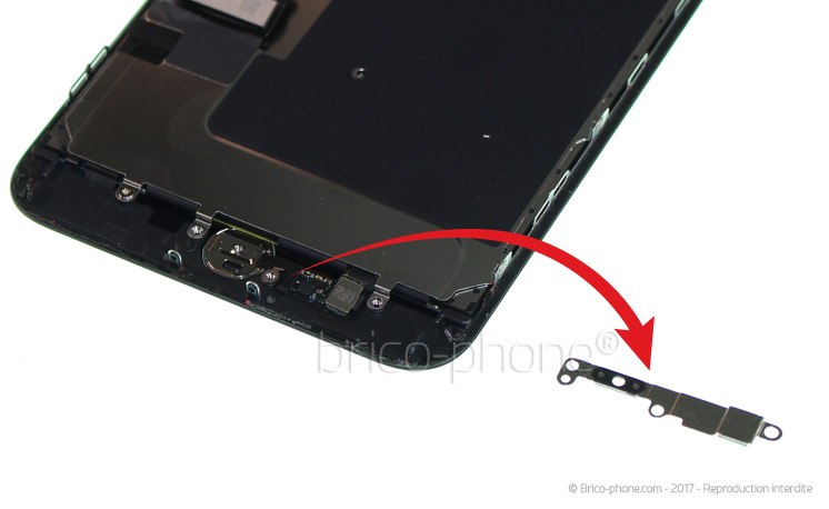 Changement d'écran complet pré-monté (châssis+vitre+LCD) sur iPhone 8 Plus photo 4