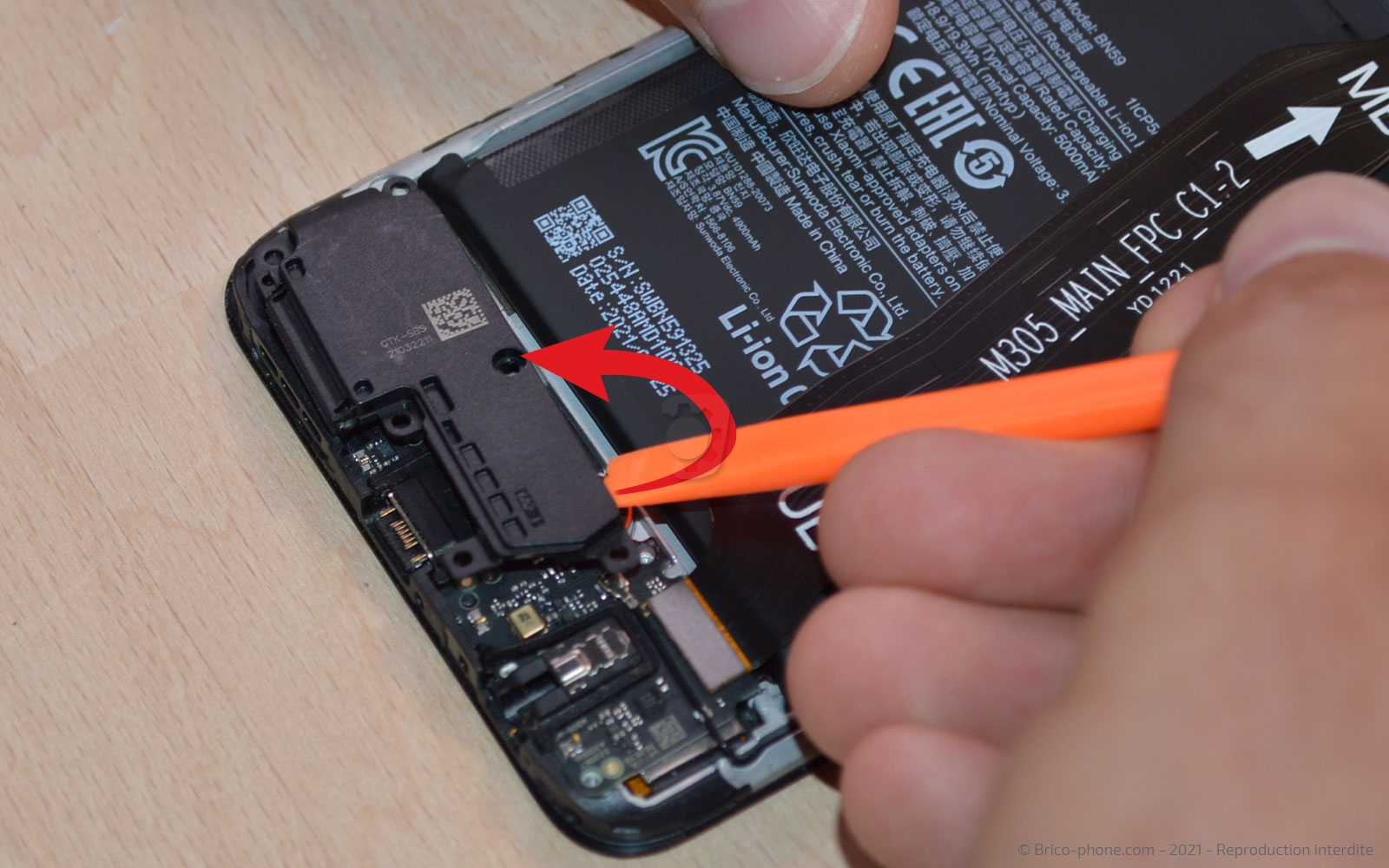 Changement du connecteur de charge sur Redmi Note 10 photo 1