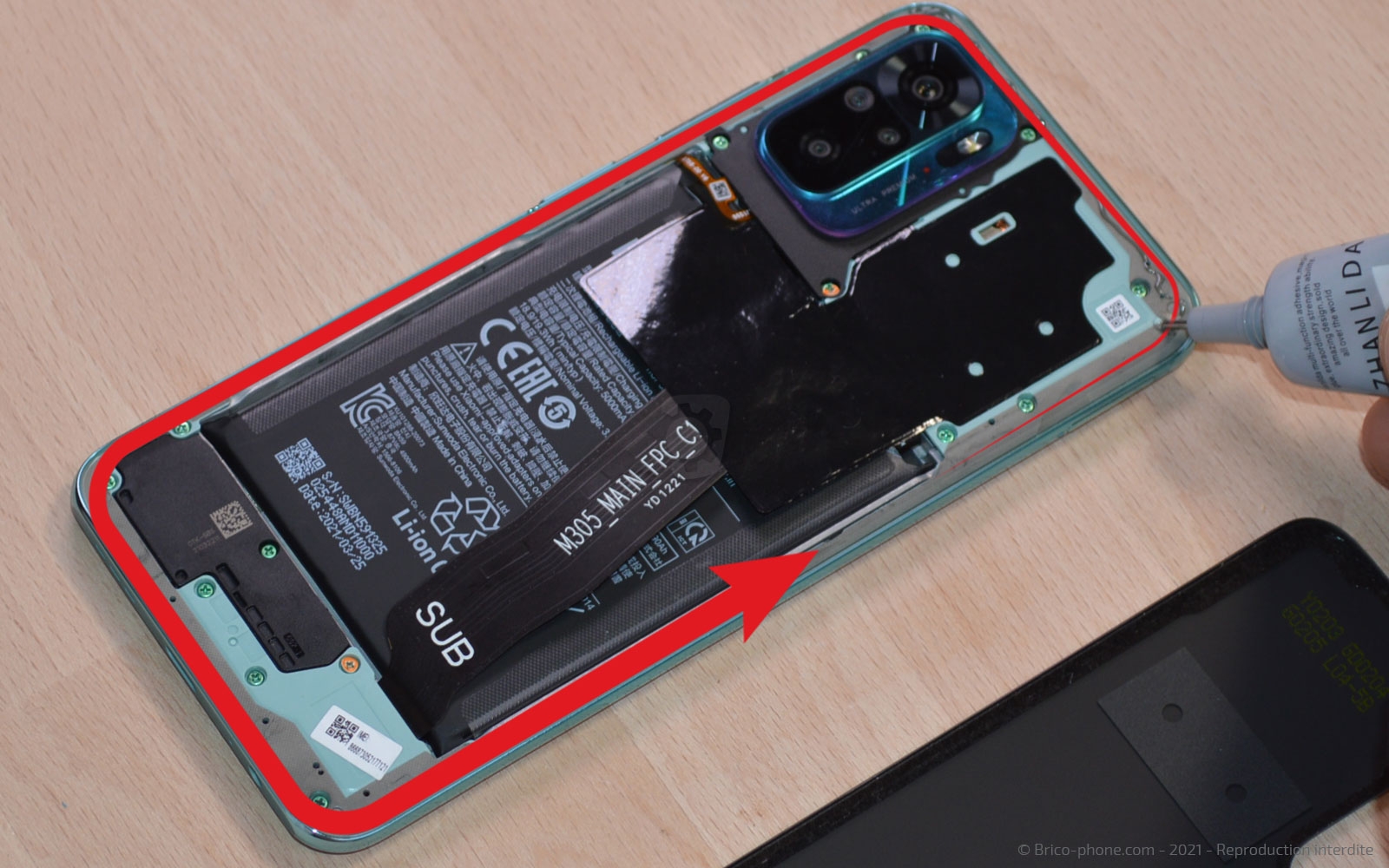 Changement du connecteur de charge sur Redmi Note 10 photo 2