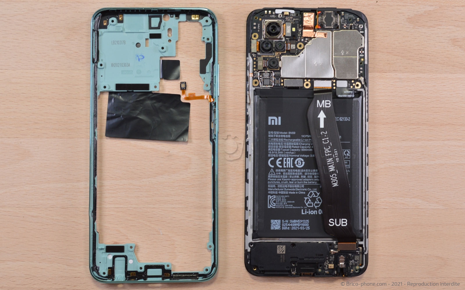 Changement du connecteur de charge sur Redmi Note 10 photo 4