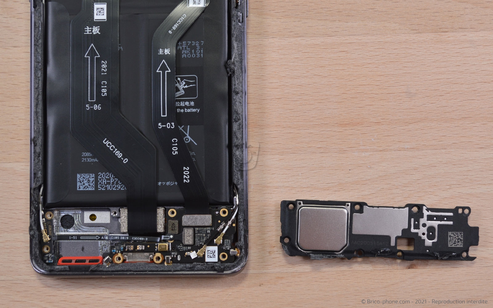 Changement du connecteur de charge sur Find X2 Pro photo 3