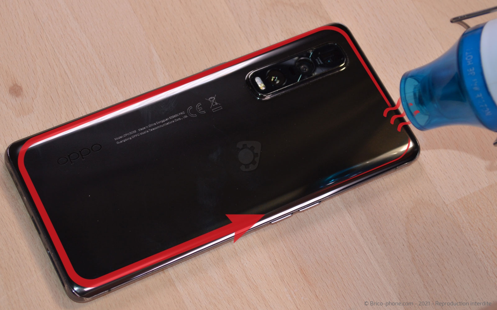 Changement de l'écran seul sur Find X2 Pro photo 2