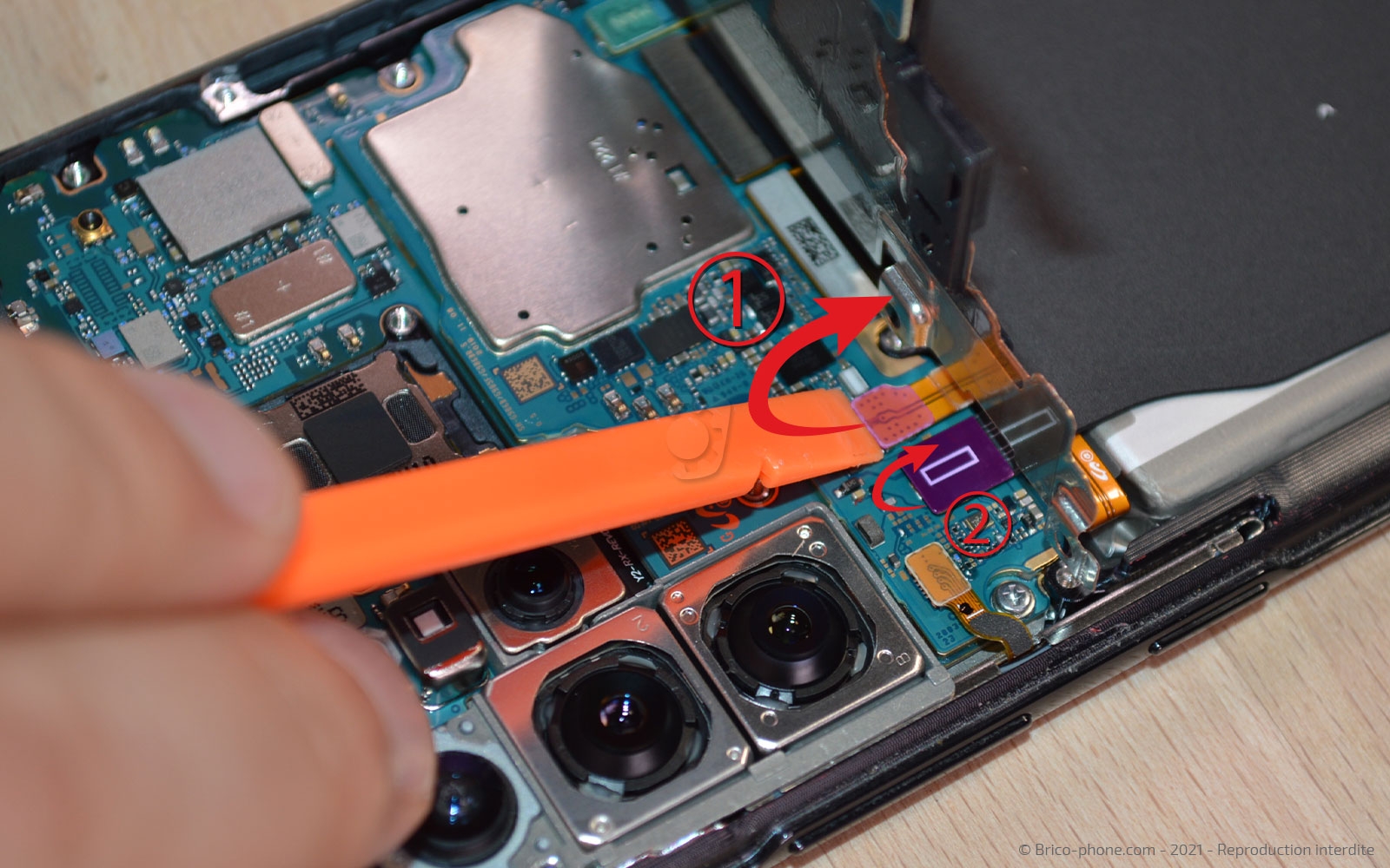 Démontage complet sur Galaxy S20 Plus photo 3