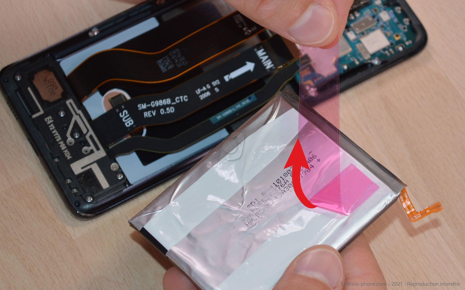 Changement du bloc écran  sur Galaxy S20 Plus photo 4