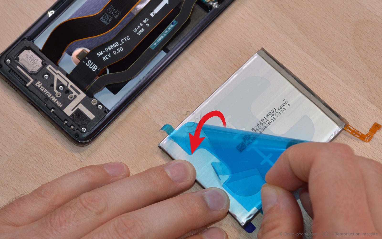 Changement de batterie  sur Galaxy S20 Plus photo 1