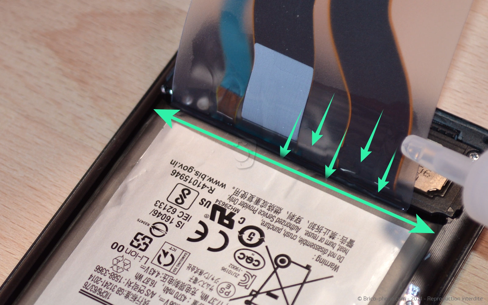 Changement de batterie  sur Galaxy S20 Plus photo 3