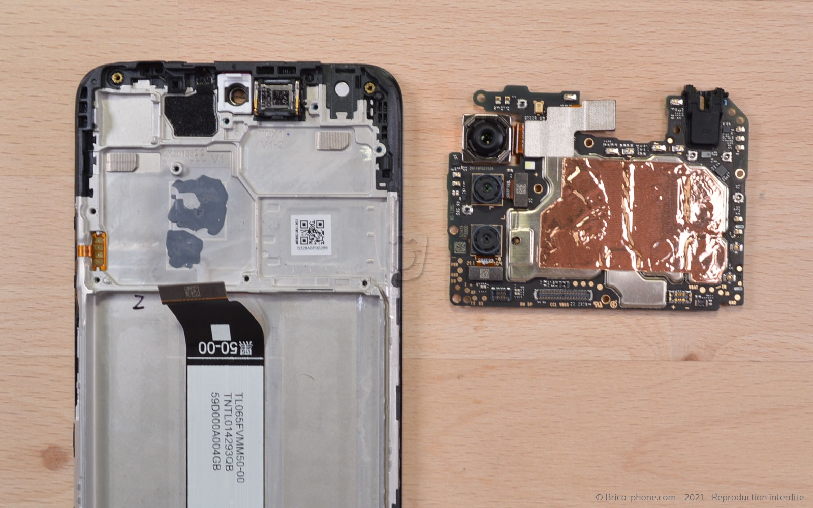 Changement du bloc écran sur Poco M3 Pro photo 3