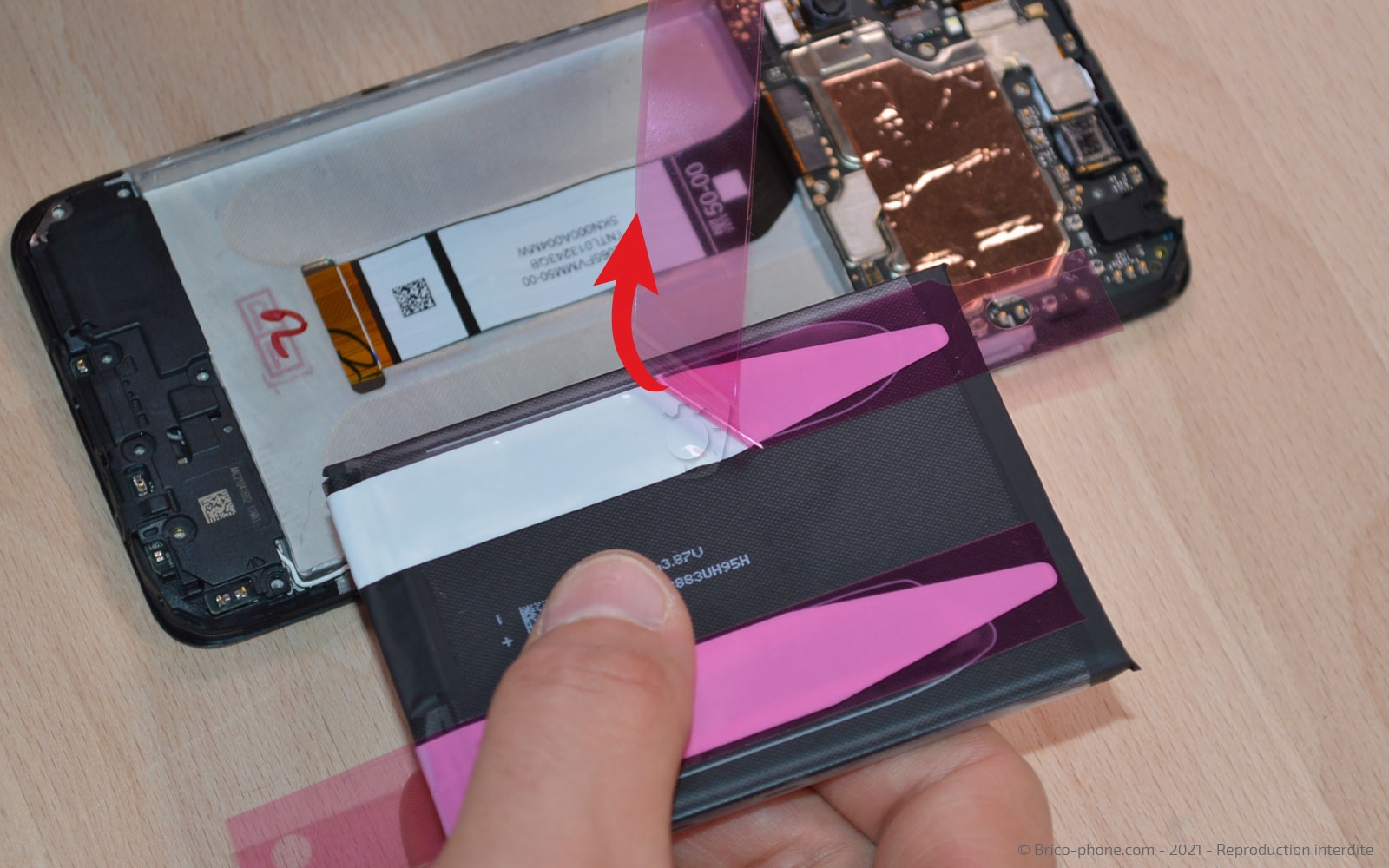 Changement du bloc écran sur Poco M3 Pro photo 3