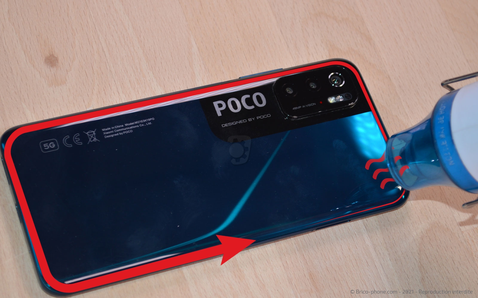 Changement du connecteur de charge sur Poco M3 Pro photo 2