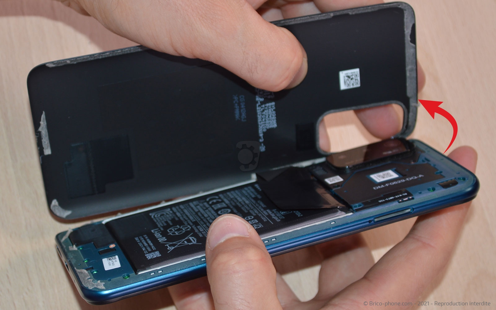 Changement du connecteur de charge sur Poco M3 Pro photo 3