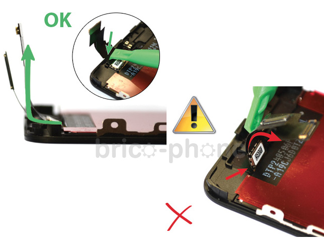 Changement de nappe bouton Home sur iPhone 5 photo 1