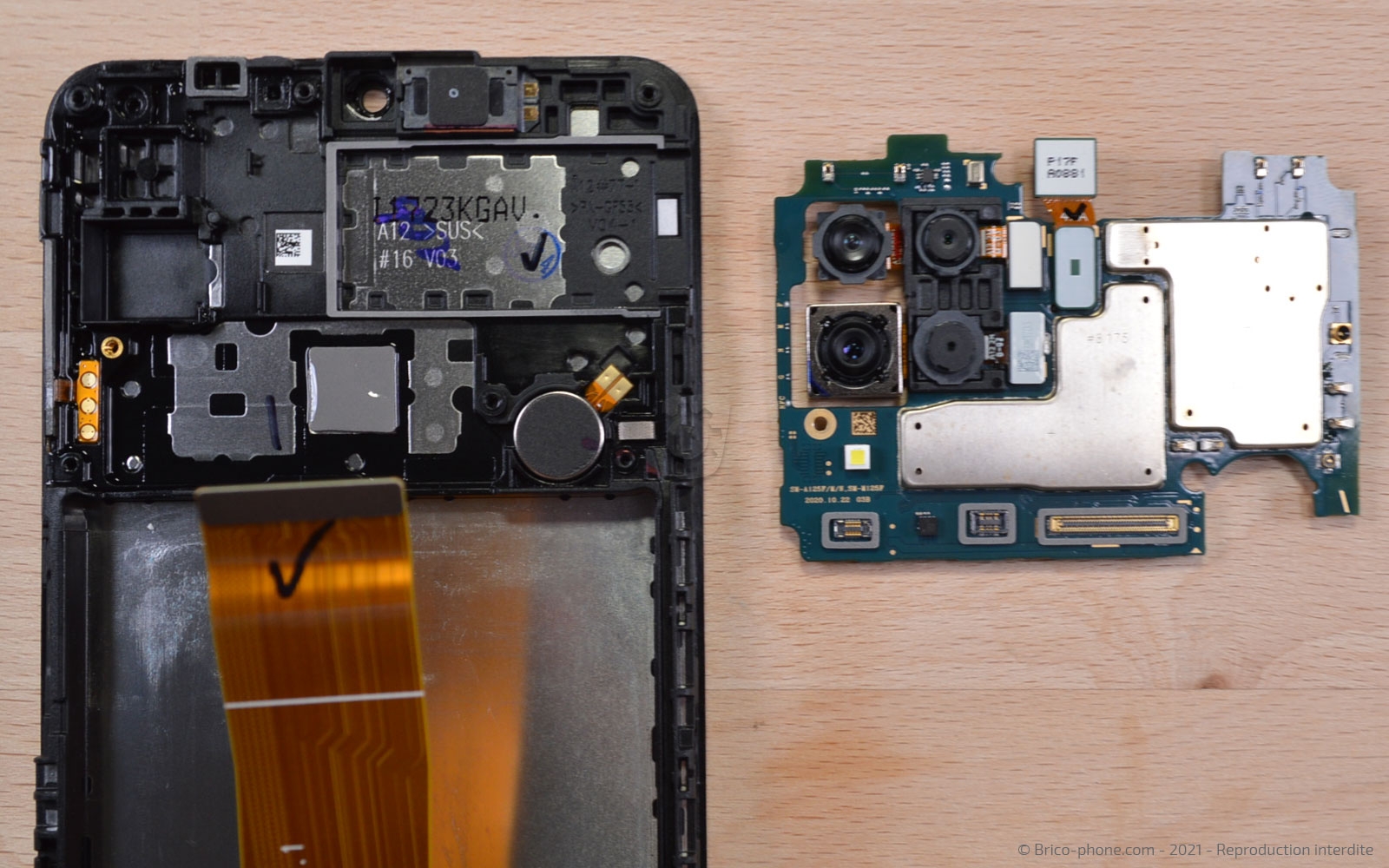 Changement du bloc écran sur Galaxy A12 / A12 Nacho photo 4